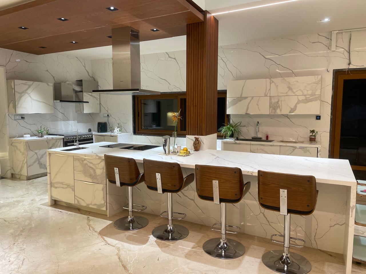 Luxury Marble Kitchen Island